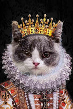 Load image into Gallery viewer, The Young King - Custom Pet Portrait - NextGenPaws Pet Portraits
