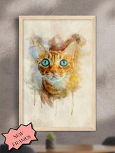 Load image into Gallery viewer, WaterColour - Custom Pet Poster
