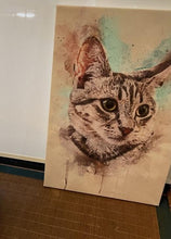 Load image into Gallery viewer, WaterColour - Custom Pet Portrait - NextGenPaws Pet Portraits
