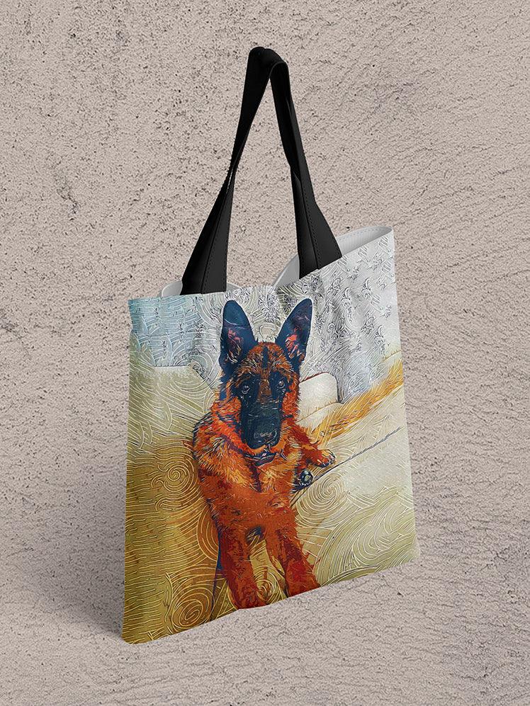 Abstract Oil Painting - Custom Pet Tote Bag - NextGenPaws Pet Portraits
