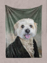 Load image into Gallery viewer, The Aristocrat - Custom Pet Blanket - NextGenPaws Pet Portraits
