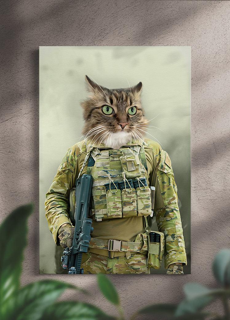 The AU Army - Custom Pet Canvas - NextGenPaws Pet Portraits