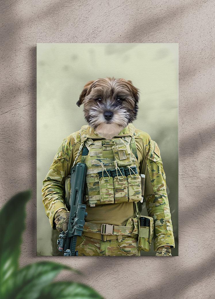 The AU Army - Custom Pet Canvas - NextGenPaws Pet Portraits