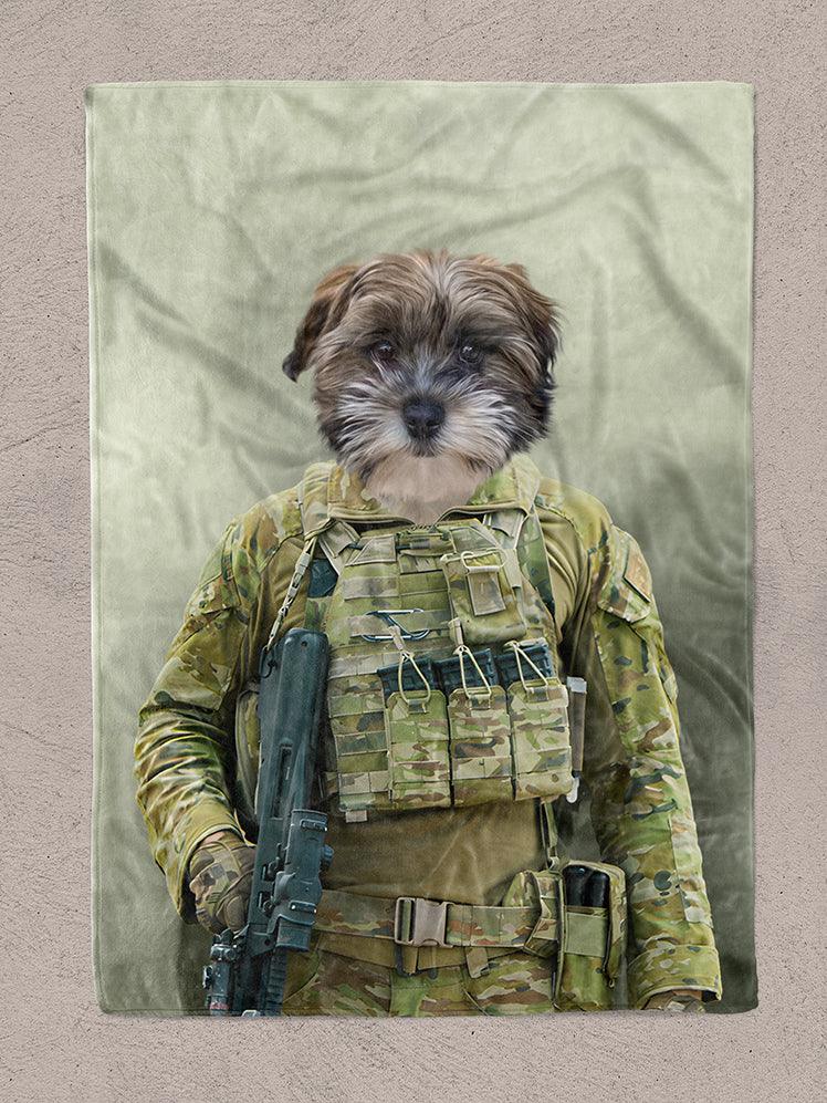 The AU Army - Custom Pet Blanket - NextGenPaws Pet Portraits