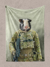 Load image into Gallery viewer, The AU Army - Custom Pet Blanket - NextGenPaws Pet Portraits
