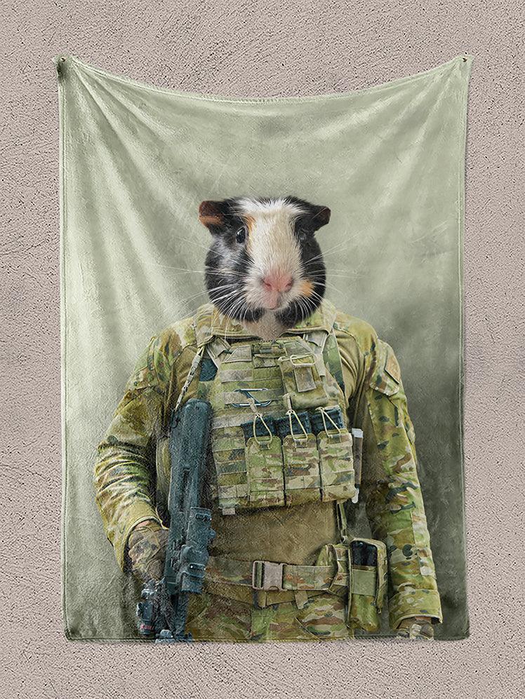The AU Army - Custom Pet Blanket - NextGenPaws Pet Portraits