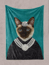 Load image into Gallery viewer, Audrey - Custom Pet Blanket - NextGenPaws Pet Portraits
