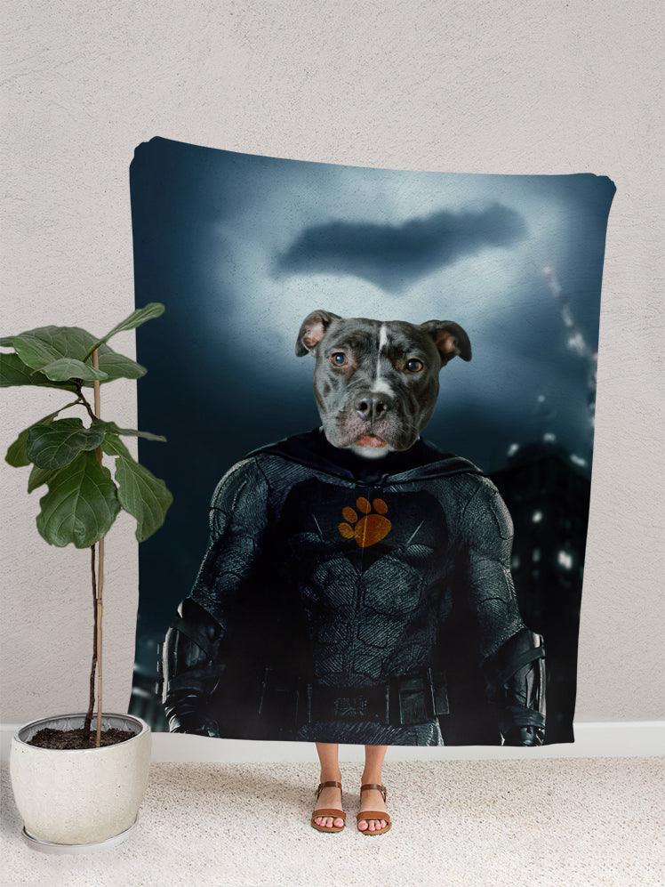 Batpaw - Custom Pet Blanket - NextGenPaws Pet Portraits