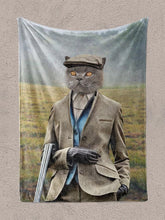 Load image into Gallery viewer, British Hunter - Custom Pet Blanket - NextGenPaws Pet Portraits
