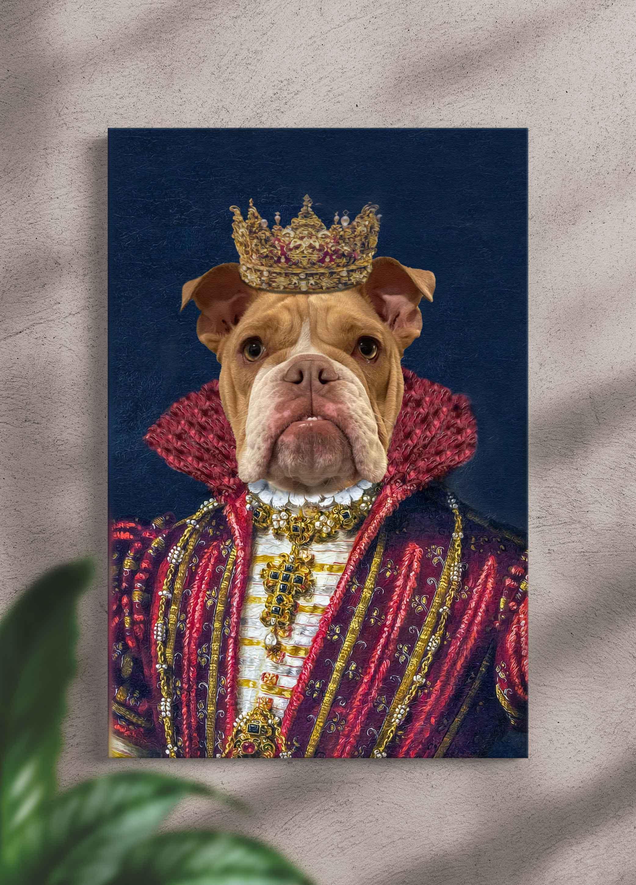 The Young Queen - Custom Pet Portrait - NextGenPaws Pet Portraits