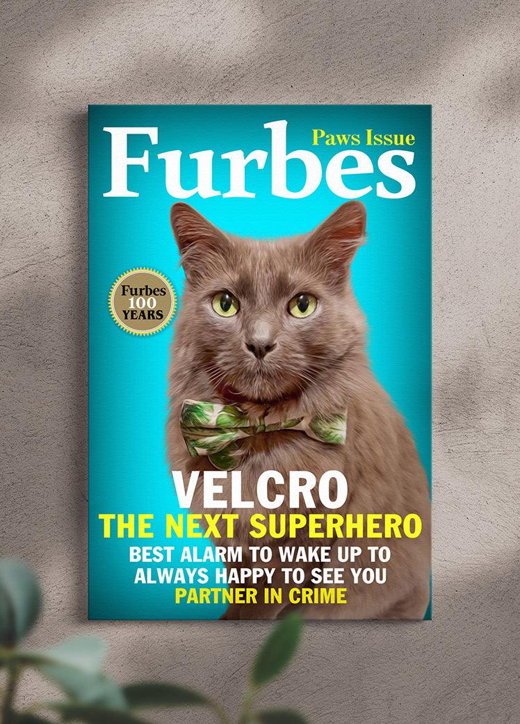 Furbes Magazine Cover - Custom Pet Portrait - NextGenPaws Pet Portraits