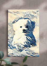 Load image into Gallery viewer, Japanese Waves - Custom Pet Portrait - NextGenPaws Pet Portraits
