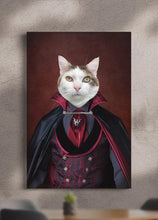 Load image into Gallery viewer, The Vampire - Custom Pet Canvas - NextGenPaws Pet Portraits
