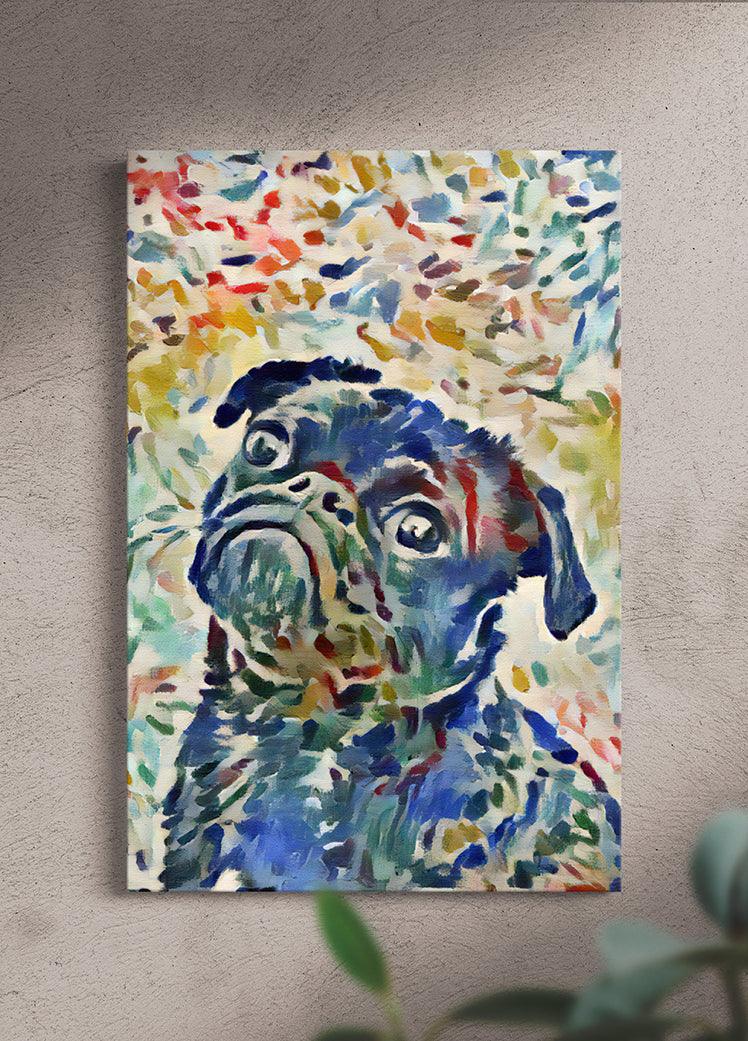 Colorful Pastel - Custom Pet Portrait - NextGenPaws Pet Portraits