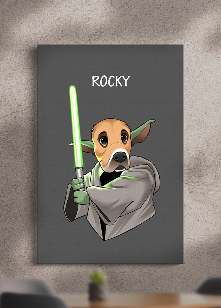 Cartoon Yowda - Custom Pet Canvas - NextGenPaws Pet Portraits