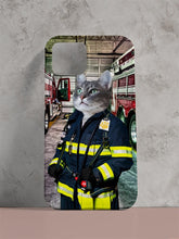 Load image into Gallery viewer, The Chief Firefighter - Custom Pet Phone Cases - NextGenPaws Pet Portraits
