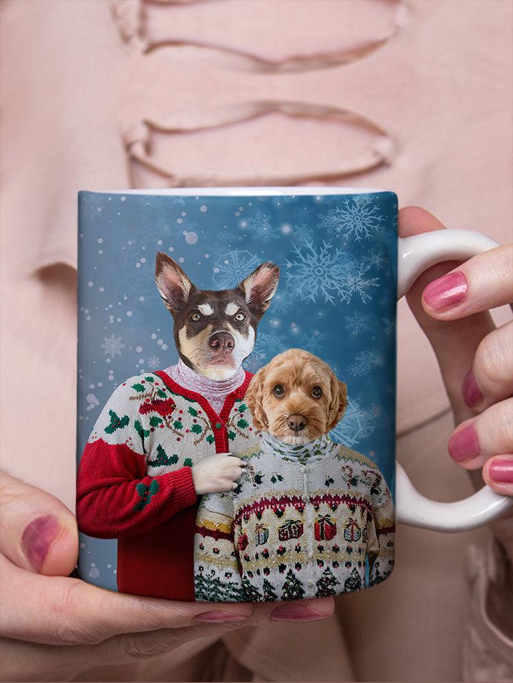Christmas Duo - Custom Pet Mug - NextGenPaws Pet Portraits