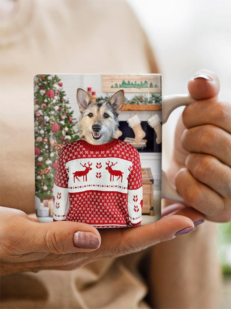 Christmas Solo - Custom Pet Mug - NextGenPaws Pet Portraits