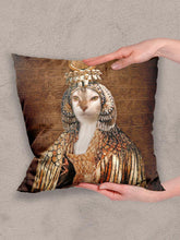 Load image into Gallery viewer, Cleopawtra - Custom Pet Pillow - NextGenPaws Pet Portraits
