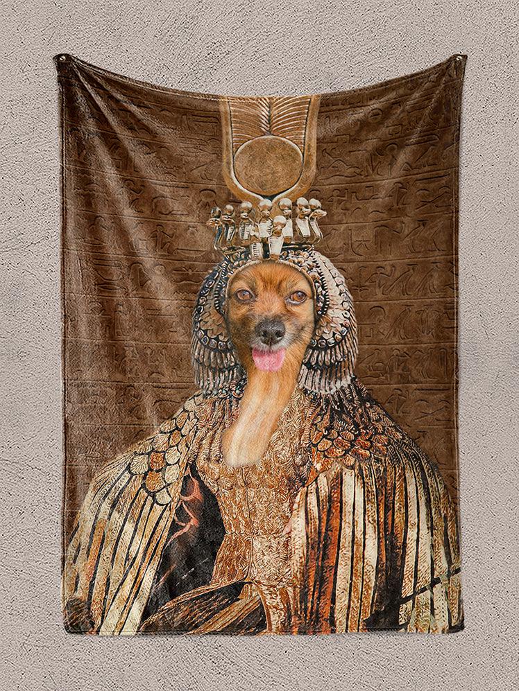 Cleopawtra - Custom Pet Blanket - NextGenPaws Pet Portraits