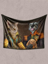 Load image into Gallery viewer, The Colourful Couple - Custom Sibling Pet Blanket - NextGenPaws Pet Portraits
