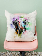 Load image into Gallery viewer, Colourful Painting - Custom Pet Pillow - NextGenPaws Pet Portraits

