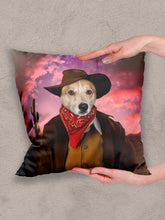 Load image into Gallery viewer, Cowboy - Custom Pet Pillow - NextGenPaws Pet Portraits
