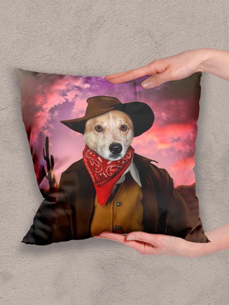 Cowboy - Custom Pet Pillow - NextGenPaws Pet Portraits