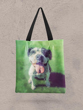 Load image into Gallery viewer, Craquelure Oil Painting - Custom Pet Tote Bag - NextGenPaws Pet Portraits

