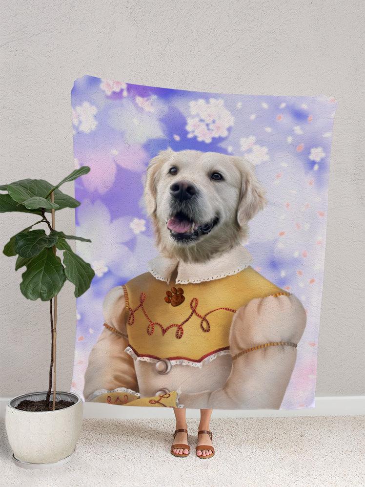 Ballerina Belle - Custom Pet Blanket - NextGenPaws Pet Portraits