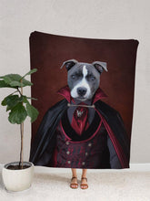 Load image into Gallery viewer, The Vampire - Custom Pet Blanket - NextGenPaws Pet Portraits
