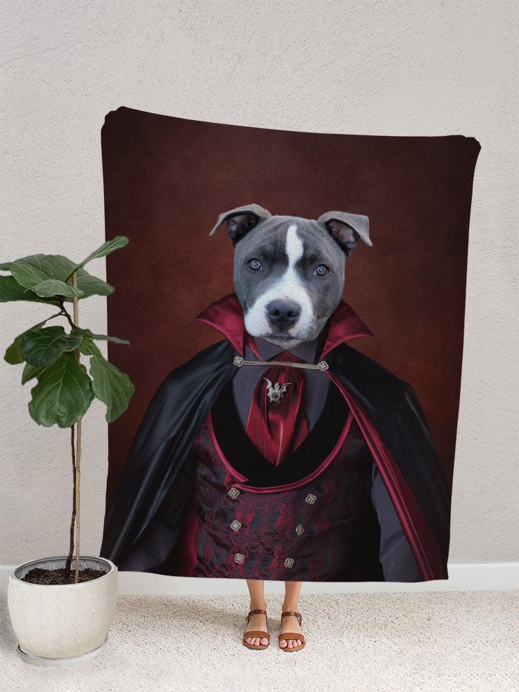 The Vampire - Custom Pet Blanket - NextGenPaws Pet Portraits