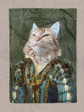 Load image into Gallery viewer, The Sapphire Queen - Custom Pet Blanket - NextGenPaws Pet Portraits
