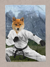 Load image into Gallery viewer, Karate Paw - Custom Pet Blanket - NextGenPaws Pet Portraits
