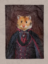 Load image into Gallery viewer, The Vampire - Custom Pet Blanket - NextGenPaws Pet Portraits
