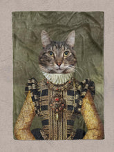 Load image into Gallery viewer, The Dame - Custom Pet Blanket - NextGenPaws Pet Portraits
