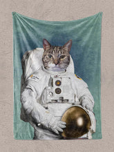 Load image into Gallery viewer, The Astronaut - Custom Pet Blanket - NextGenPaws Pet Portraits
