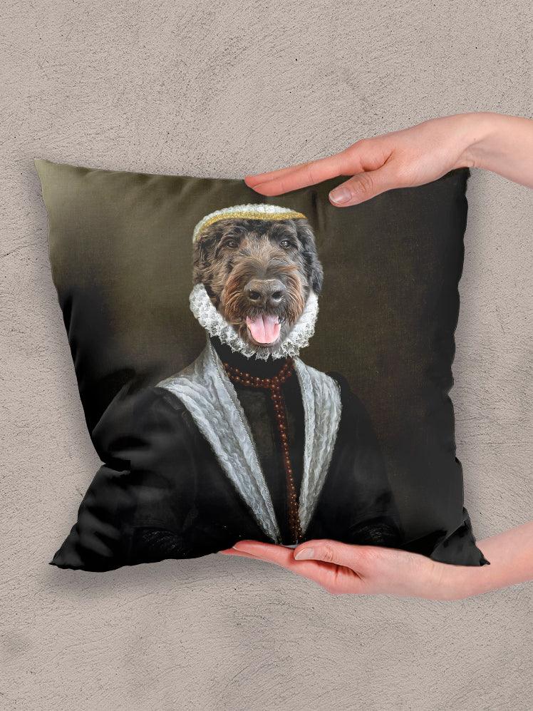 The Austrian Queen of Spain Anne- Custom Pet Pillow - NextGenPaws Pet Portraits