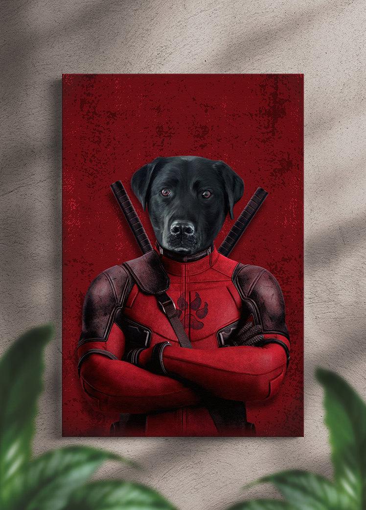 Deadpaw - Custom Pet Canvas - NextGenPaws Pet Portraits