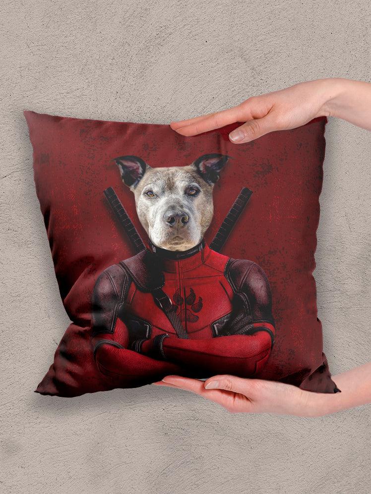 Deadpaw - Custom Pet Pillow - NextGenPaws Pet Portraits