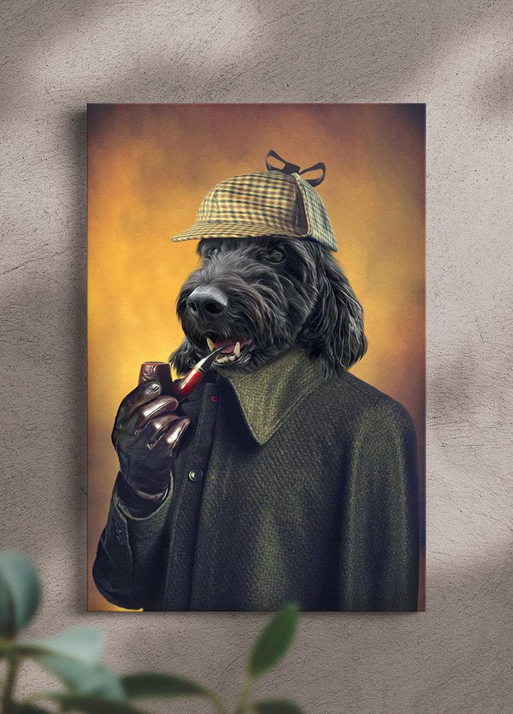 Detective Pawlock - Custom Pet Canvas - NextGenPaws Pet Portraits