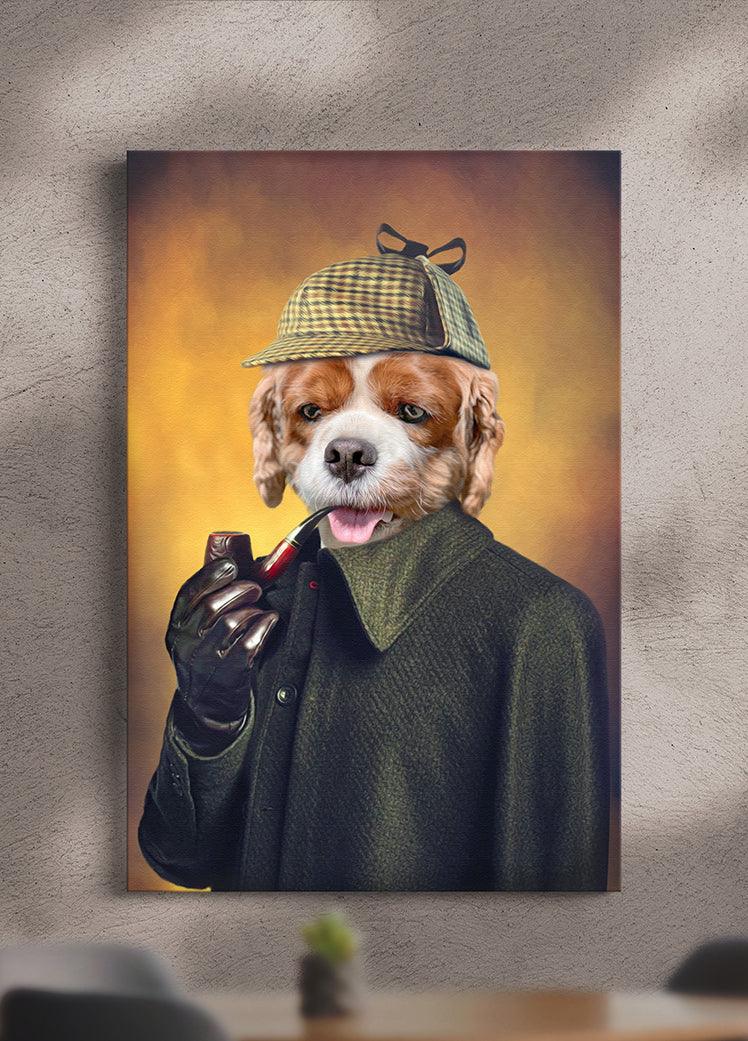 Detective Pawlock - Custom Pet Canvas - NextGenPaws Pet Portraits