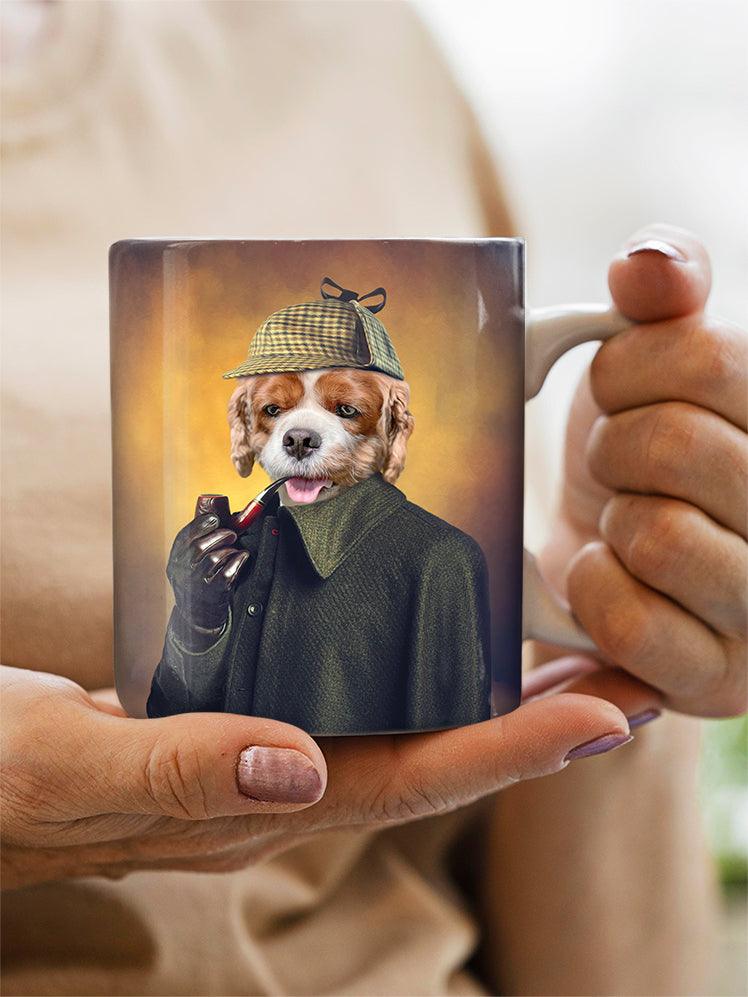 Detective Pawlock - Custom Pet Mug - NextGenPaws Pet Portraits