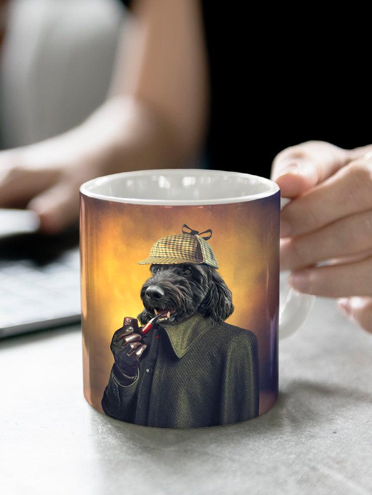 Detective Pawlock - Custom Pet Mug - NextGenPaws Pet Portraits
