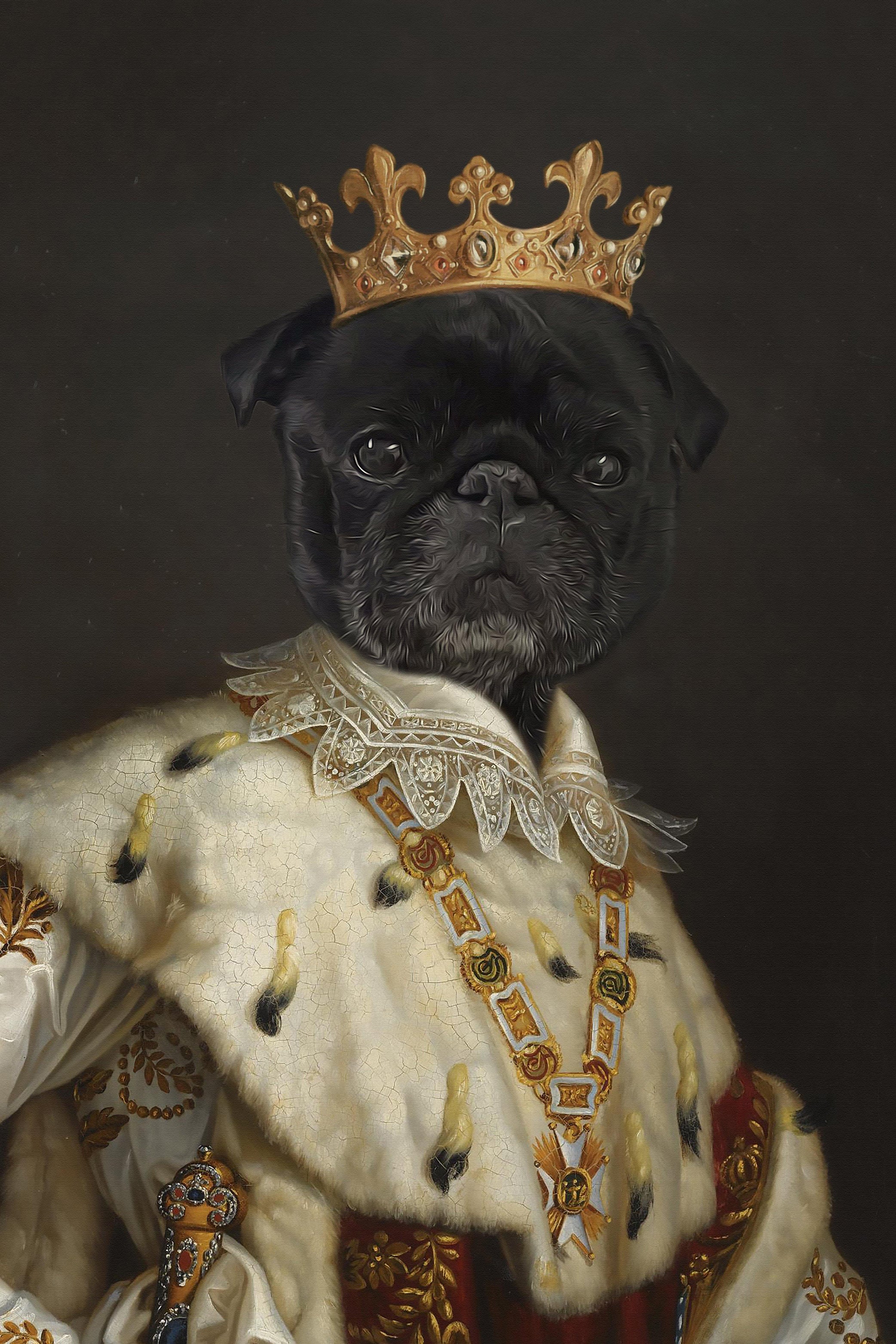 The Emperor - Custom Pet Portrait - NextGenPaws Pet Portraits
