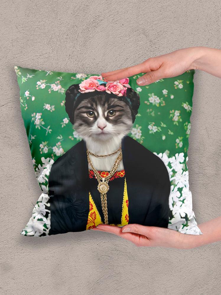 Frida Paw - Custom Pet Pillow - NextGenPaws Pet Portraits