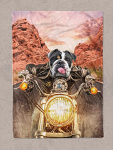 Load image into Gallery viewer, Harley Pawson - Custom Pet Blanket - NextGenPaws Pet Portraits
