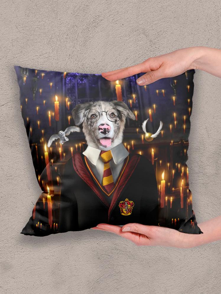 Harry Pawter - Custom Pet Pillow - NextGenPaws Pet Portraits