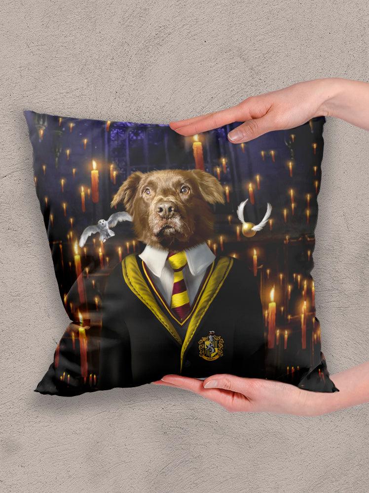 Hufflepaw - Custom Pet Pillow - NextGenPaws Pet Portraits