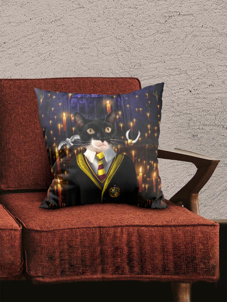 Hufflepaw - Custom Pet Pillow - NextGenPaws Pet Portraits